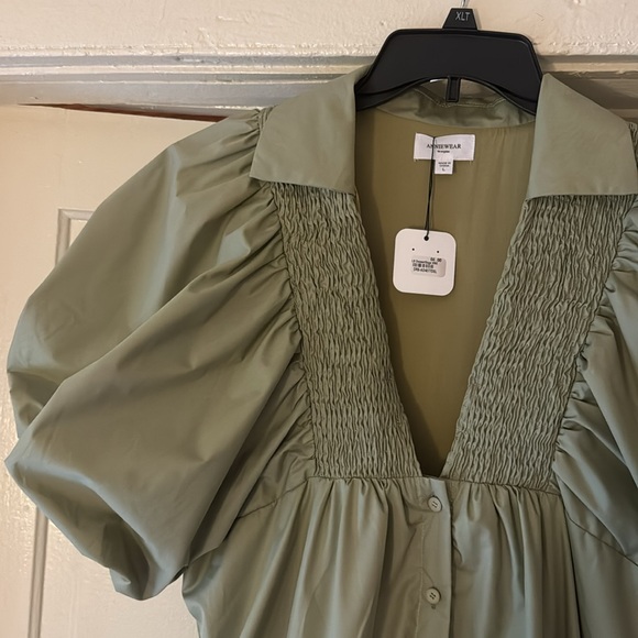 Anniewear light olive green dress - Picture 3 of 3